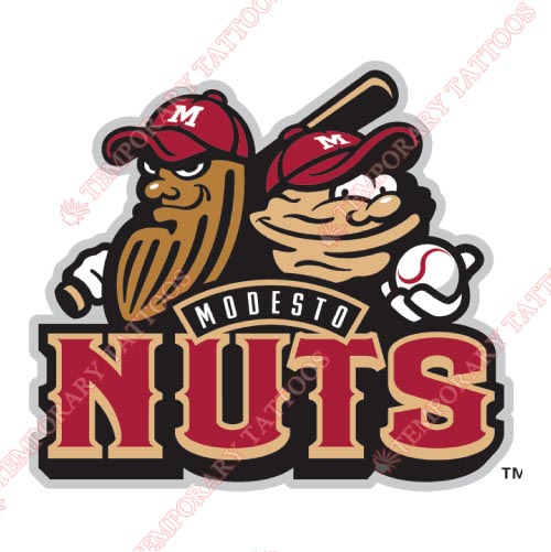 Modesto Nuts Customize Temporary Tattoos Stickers NO.7673